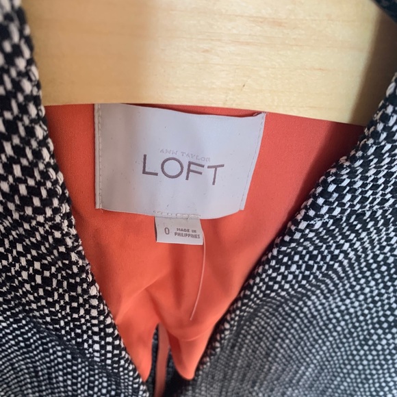 NWOT Loft Tweed Open front jacket - Picture 2 of 6